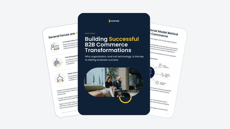 Building Successful B2B Commerce Transformations